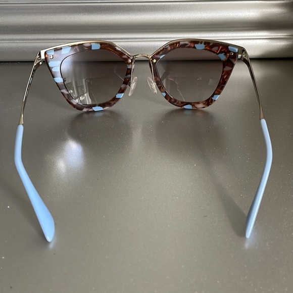 Prada Sunglasses - Tortoise with Light Blue - Picture 3 of 11